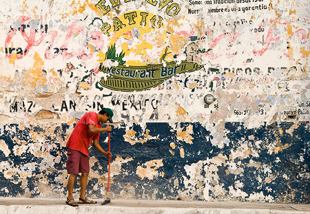 Avenida Zaragoza in old town, Mazatlan - my award winning image in the SATW Western Chapter Mazatlan ShootOut 