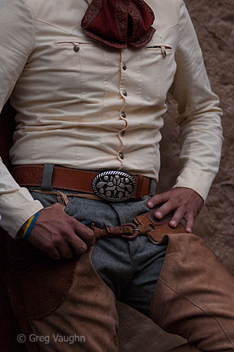 A charro or cowboy in Guadalajara, Mexico.