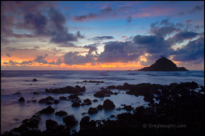 Alau Island at sunrise