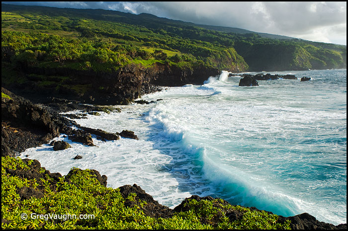 Oheo Gulch coastline