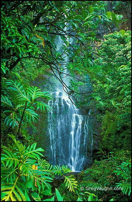 Wailua Falls waterfall