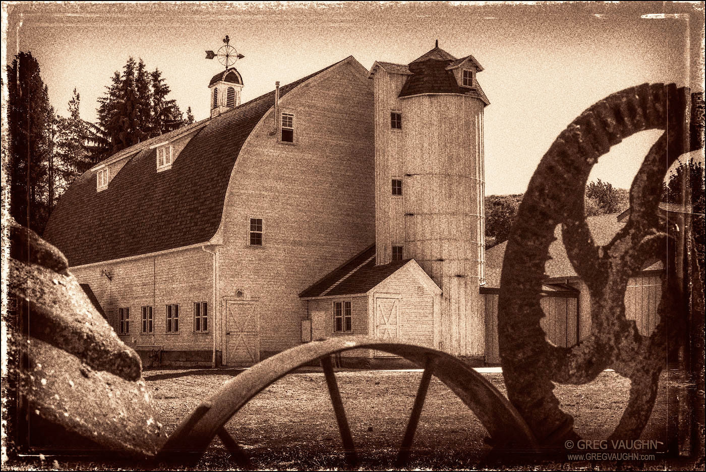 Historic Dahmen Barn in Uniontown, Washington